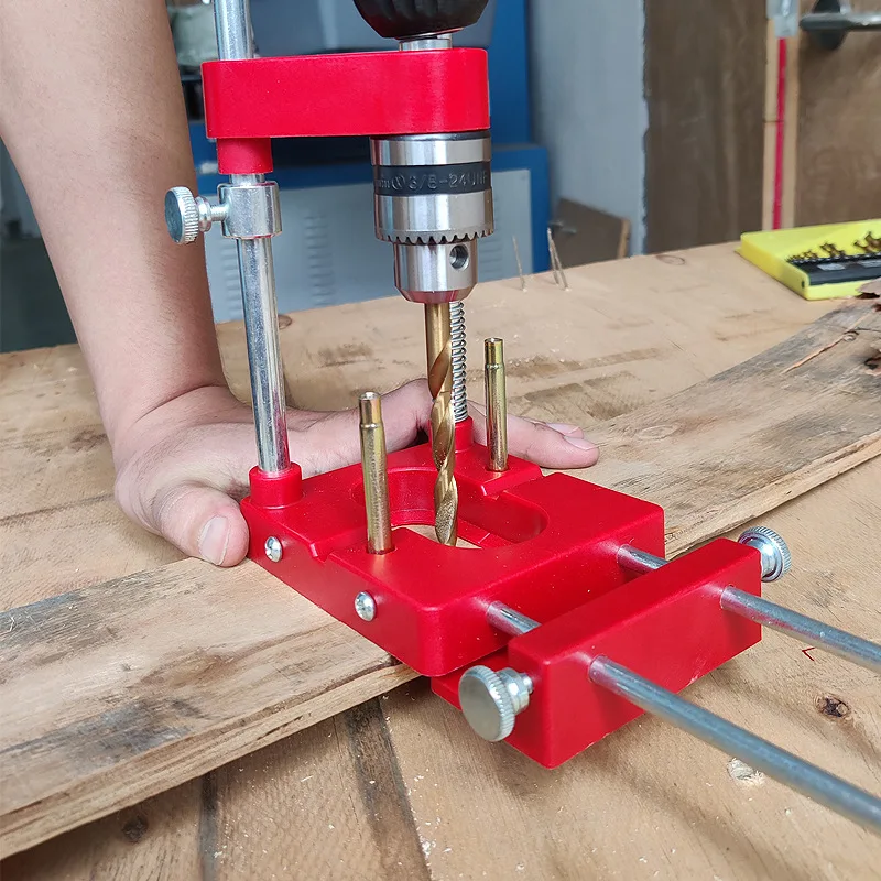 ALLSOME Woodworking Drill Locator Convenient Labor Saving Alloy Steel Woodworking Drilling Template Guide Tool For Home
ALLSOME Woodworking Drill Locator Convenient Labor Saving Alloy Steel Woodworking Drilling Template Guide Tool For Home