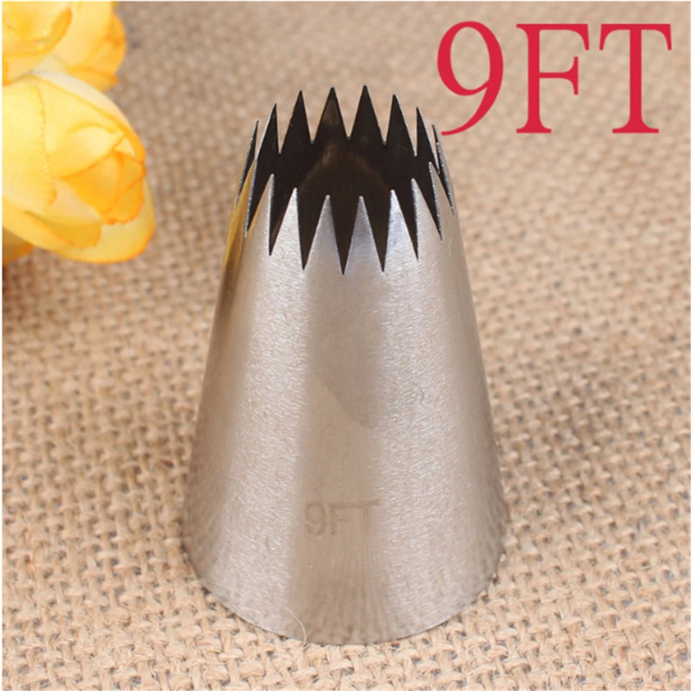 #9ft Large Icing Piping Nozzles Russian Nozzles Pastry Tips Cookies Cake Decorating Tools Tips Cream Fondant Pastry Nozzles
#9ft Large Icing Piping Nozzles Russian Nozzles Pastry Tips Cookies Cake Decorating Tools Tips Cream Fondant Pastry Nozzles