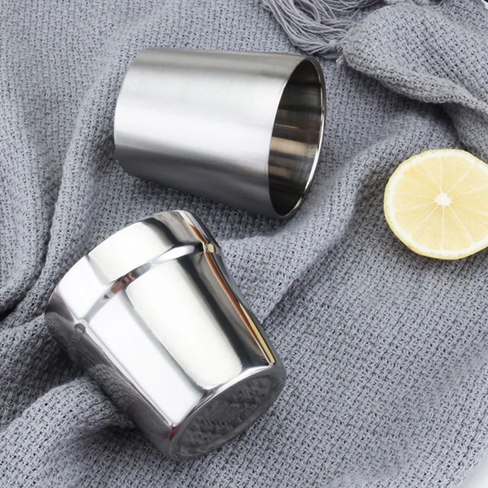 2Pcs Stainless Steel Beer Cup Portable New Wine Cups Coffee Tumbler Tea Milk Mugs For Camping Picnic Party Bar Kitchen Supplies
2Pcs Stainless Steel Beer Cup Portable New Wine Cups Coffee Tumbler Tea Milk Mugs For Camping Picnic Party Bar Kitchen Supplies