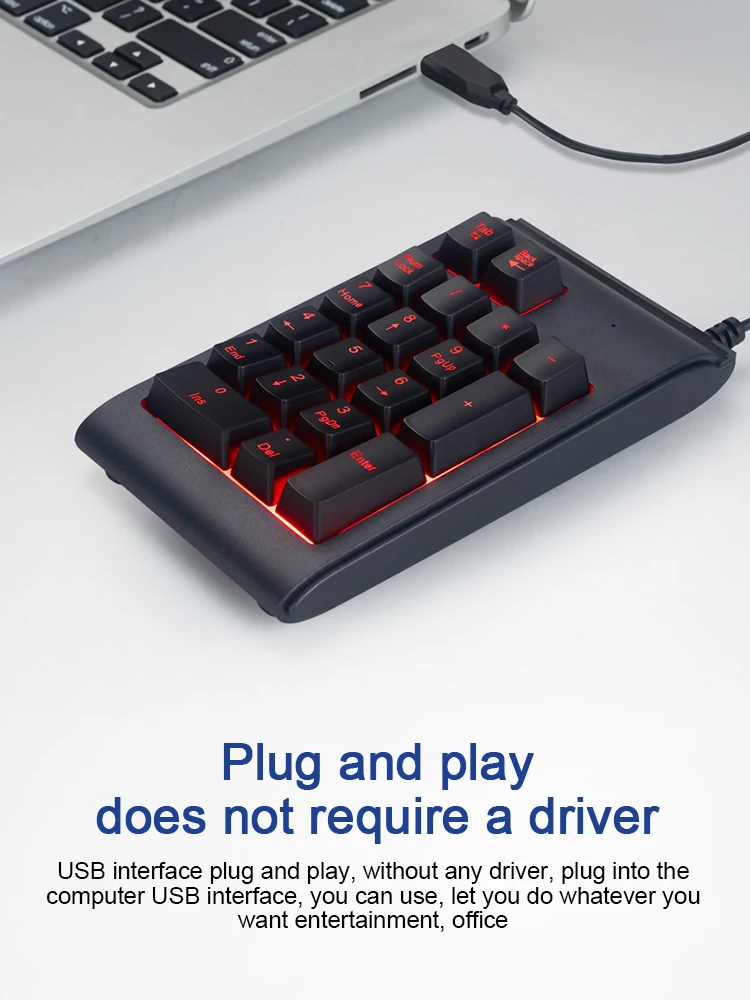 USB Mini Numeric Keyboard Wired RGB Backlit Three Light Colors Multifunctional Digital Keys Keyboard for Laptop Computer
USB Mini Numeric Keyboard Wired RGB Backlit Three Light Colors Multifunctional Digital Keys Keyboard for Laptop Computer