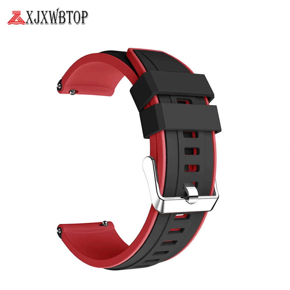Dual color Soft 22mm Silicone Strap For Huami Amazfit GTR 47mm Wrist strap For huawei GT 2 46mm Sport Watch band For Honor magic
Dual color Soft 22mm Silicone Strap For Huami Amazfit GTR 47mm Wrist strap For huawei GT 2 46mm Sport Watch band For Honor magic
