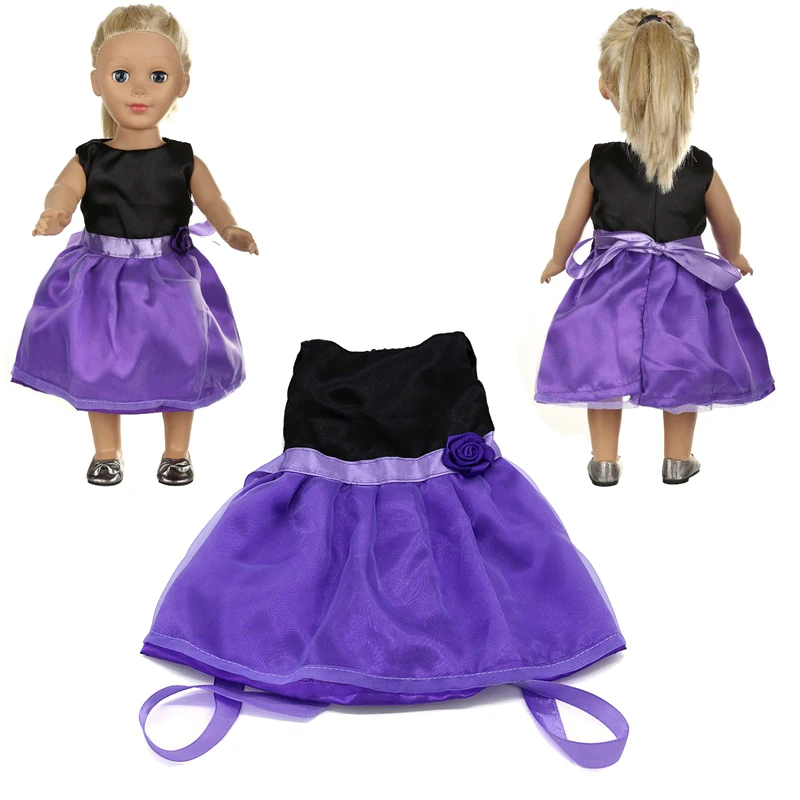 2021 New Black and Purple Splicing Dress Clothes Fit 18Inch American Doll & 43cm Baby Born Doll Clothes Accessories
2021 New Black and Purple Splicing Dress Clothes Fit 18Inch American Doll & 43cm Baby Born Doll Clothes Accessories
