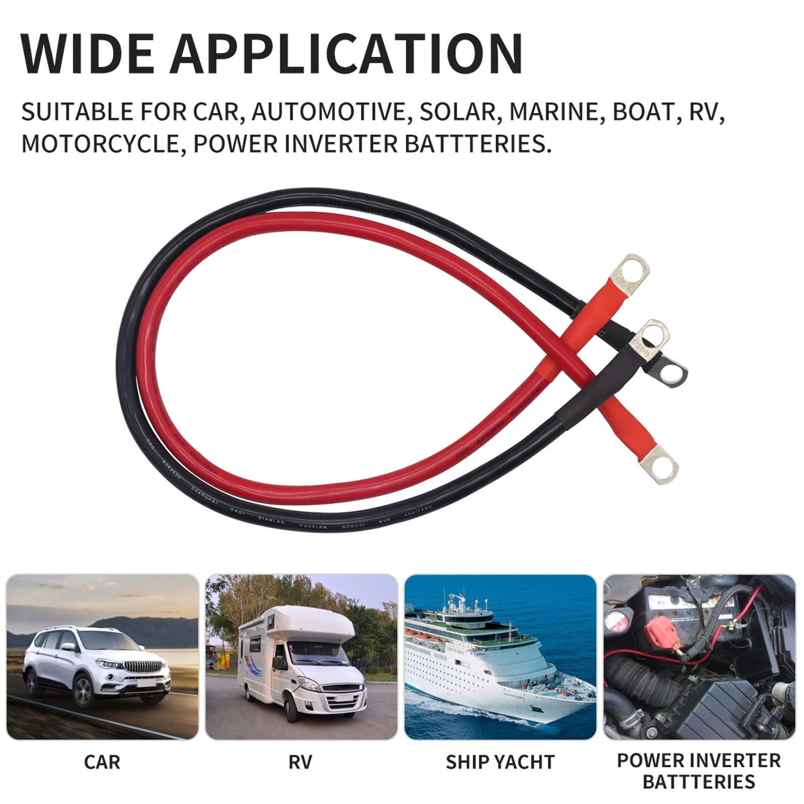 Universal Power Battery Cable Emergency Power Start Cable Auto Battery Booster Jumper Cable
Universal Power Battery Cable Emergency Power Start Cable Auto Battery Booster Jumper Cable