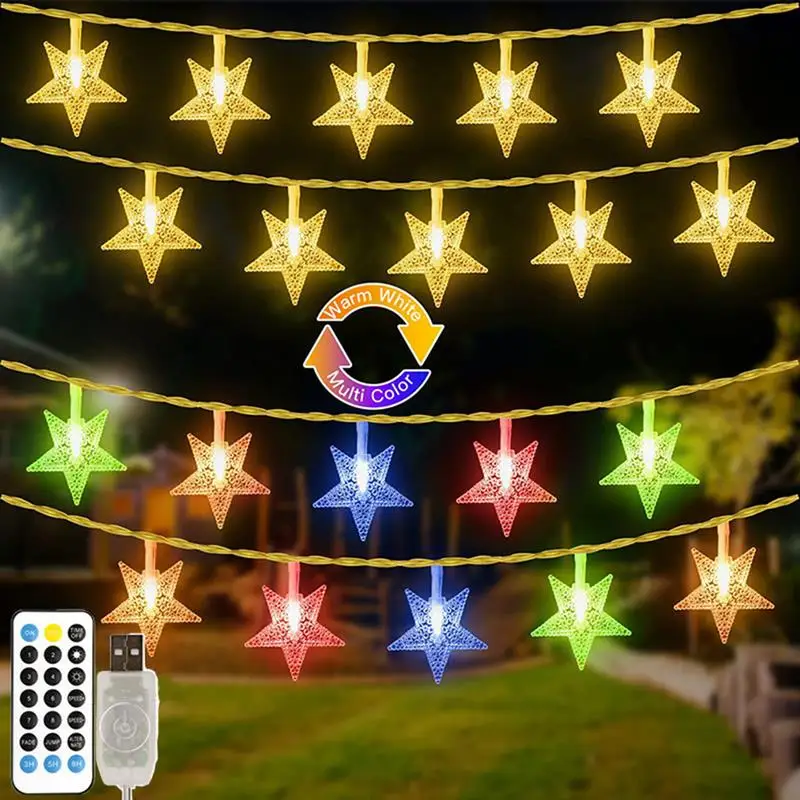 Star String 12 Meter 100 LED Twinkle Fairy Lights Waterproof Lights For Outdoor Lawn Landscape Christmas 11 Lighting Modes
Star String 12 Meter 100 LED Twinkle Fairy Lights Waterproof Lights For Outdoor Lawn Landscape Christmas 11 Lighting Modes