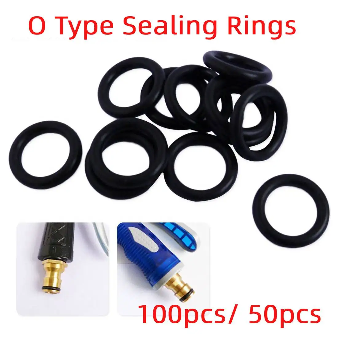 O-Type Waterproof Rings Pipe Joint Sealing Rings Hose End Connectors for Gardening Tool Equipment 100pcs/ 50pcs OD 16mm
O-Type Waterproof Rings Pipe Joint Sealing Rings Hose End Connectors for Gardening Tool Equipment 100pcs/ 50pcs OD 16mm