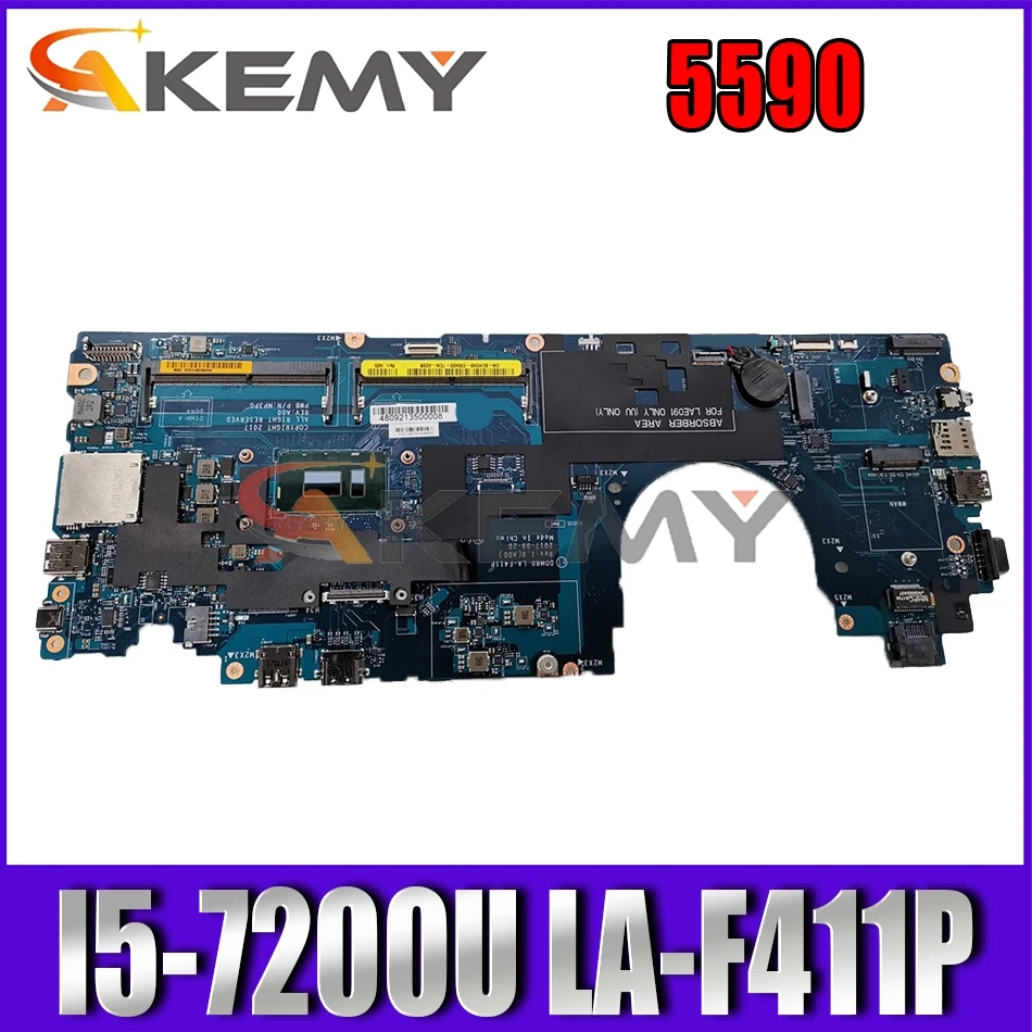 Akemy DDM80 LA-F411P FOR Dell Latitude 5590 Laptop Motherboard I5-7200U CN-04D2DN 4D2DN 8GRW7 Mainboard 100%tested
Akemy DDM80 LA-F411P FOR Dell Latitude 5590 Laptop Motherboard I5-7200U CN-04D2DN 4D2DN 8GRW7 Mainboard 100%tested