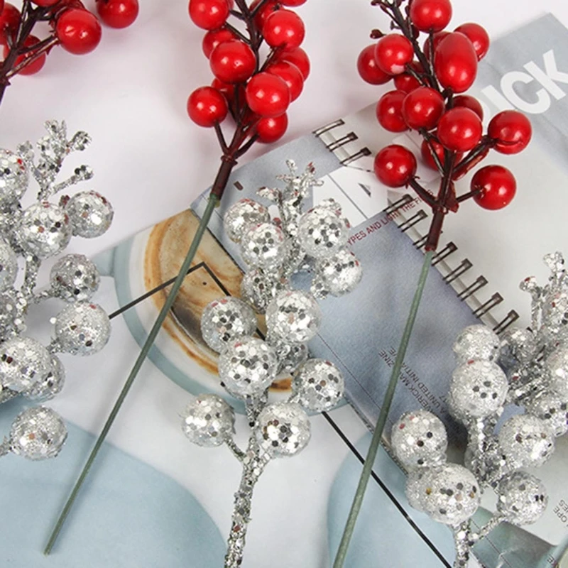 C90D 24 pcs Simulation Berry Branches Artificial Redbubble Berry Set Christmas Decoration Flower Arrangement Fake Berry Faux
C90D 24 pcs Simulation Berry Branches Artificial Redbubble Berry Set Christmas Decoration Flower Arrangement Fake Berry Faux