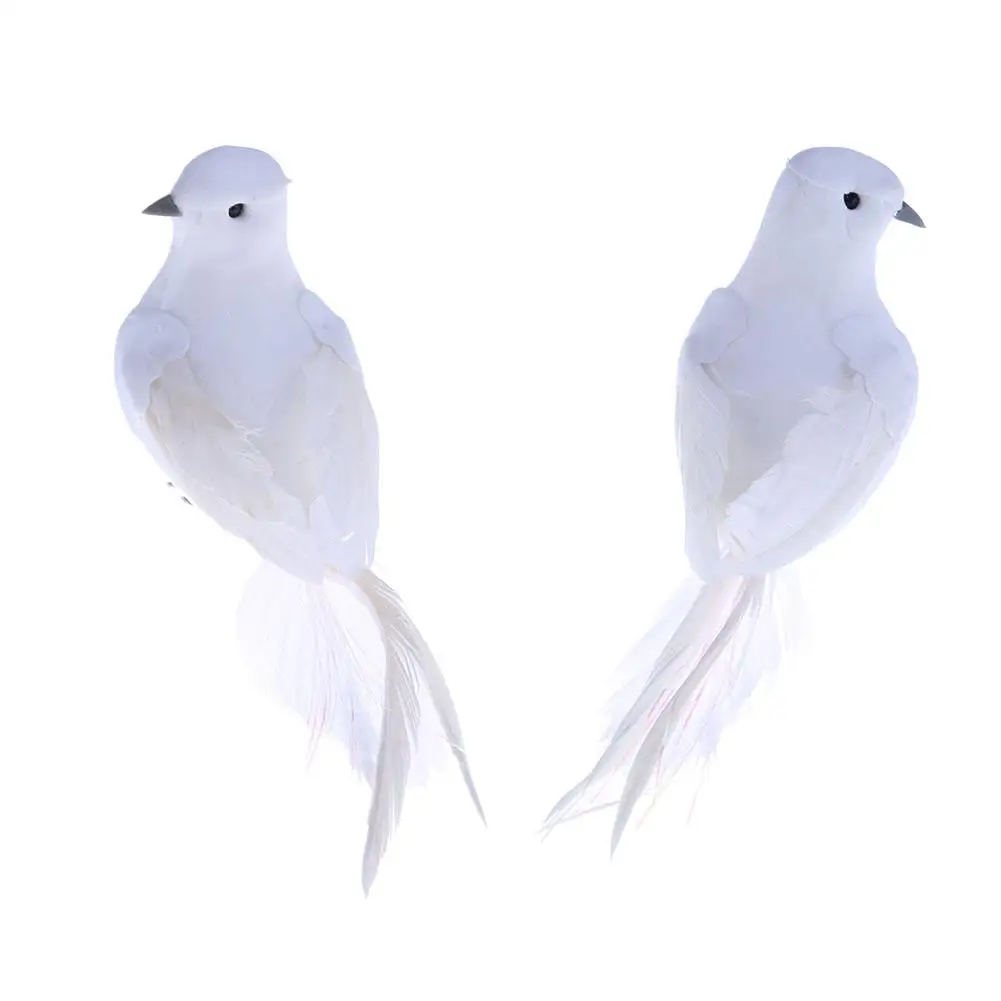 2pcs Simulation White Doves Figurines Feather Artificial Foam Lover Peace Doves Bird Home Decor Decoration Miniature Tools
2pcs Simulation White Doves Figurines Feather Artificial Foam Lover Peace Doves Bird Home Decor Decoration Miniature Tools