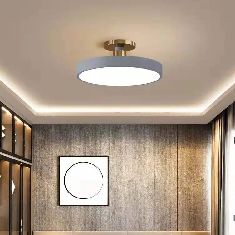 2021 NEW Nordic bedroom ceiling lamp simple modern round room porch balcony lamp ultra-thin Gray ceiling light
2021 NEW Nordic bedroom ceiling lamp simple modern round room porch balcony lamp ultra-thin Gray ceiling light