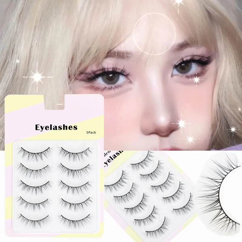 Little Devil Manga Lashes Anime Cosplay Natural Fairy Wispy Lashes Korean Makeup False Eyelashes Extension Lolita Daily Beauty
Little Devil Manga Lashes Anime Cosplay Natural Fairy Wispy Lashes Korean Makeup False Eyelashes Extension Lolita Daily Beauty