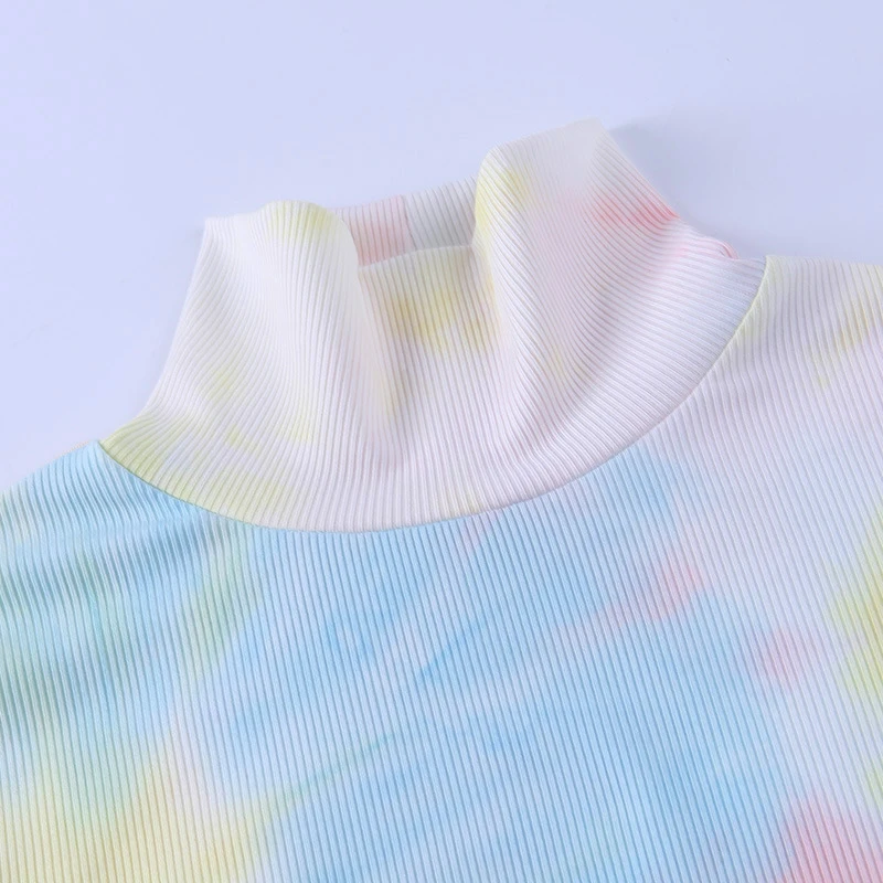 Women T Shirt Long Sleeve Turtleneck Tie Dye Slim T-Shirts for Woman Streetwear Autumn Elastic Sexy Casual Tops 2020 Clothing
Women T Shirt Long Sleeve Turtleneck Tie Dye Slim T-Shirts for Woman Streetwear Autumn Elastic Sexy Casual Tops 2020 Clothing