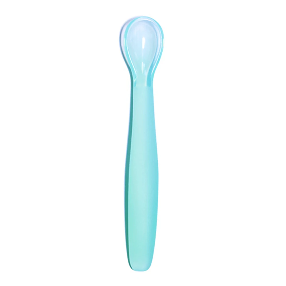 Baby Infant Spoon Soft Silicone Training Teether BPA Free Gum Friendly Silicone Utensil Long Handle With Suction First Stage
Baby Infant Spoon Soft Silicone Training Teether BPA Free Gum Friendly Silicone Utensil Long Handle With Suction First Stage