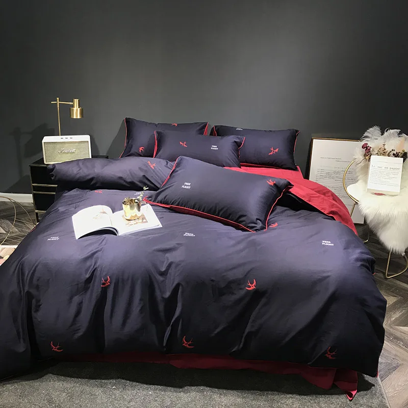 Bedding Set 4Pcs HD printed Birds Branch printed Premium Egyptian cotton Silky Soft Duvet Cover Family size US King Queen Size
Bedding Set 4Pcs HD printed Birds Branch printed Premium Egyptian cotton Silky Soft Duvet Cover Family size US King Queen Size