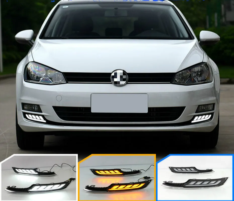 LED DRL Daytime Running Light Car Accessories ABS 12V Fog Lamp cover For VWVolkswagen Golf 7 2013 2014 2015 2016
LED DRL Daytime Running Light Car Accessories ABS 12V Fog Lamp cover For VWVolkswagen Golf 7 2013 2014 2015 2016