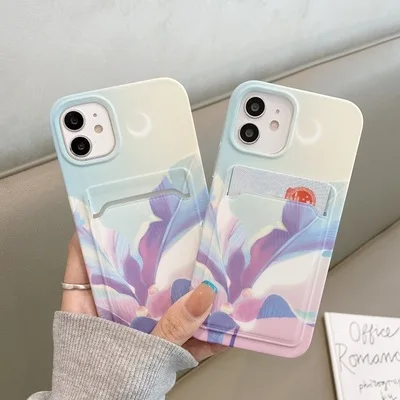 Card Cover Mobile Phone Case Suitable For Apple's New Painted Smudge Silicone Materials Couples Lovers Phone Case 2021 Style
Card Cover Mobile Phone Case Suitable For Apple's New Painted Smudge Silicone Materials Couples Lovers Phone Case 2021 Style