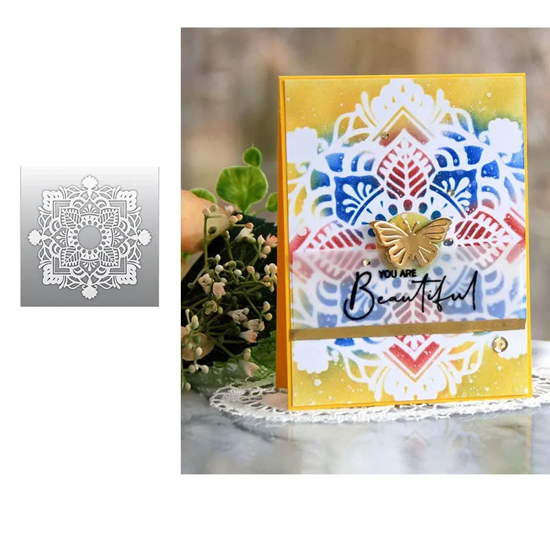 Square Flower Background Cutting Dies & Stamps Scrapbook Dariy Decoration Stencil Embossing Template Diy Greeting Card Handmade
Square Flower Background Cutting Dies & Stamps Scrapbook Dariy Decoration Stencil Embossing Template Diy Greeting Card Handmade