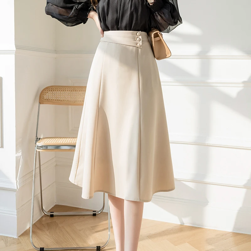 Korean Fashion Woman Skirts High Waist Midi Skirt Black Office Lady Pencil Skirt Streetwear A-LINE Women Skirt Mujer Faldas
Korean Fashion Woman Skirts High Waist Midi Skirt Black Office Lady Pencil Skirt Streetwear A-LINE Women Skirt Mujer Faldas