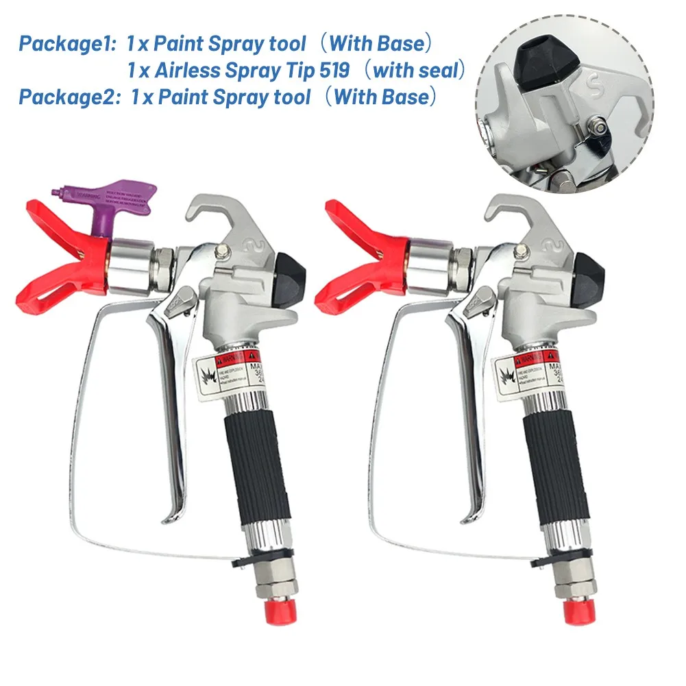 1 Pcs Airless Paint Spray Tool 3600PSI Guard Sprayers Fittings W/ Nozzle For Latex Paint Spraying Home Decor Tools Supplies
1 Pcs Airless Paint Spray Tool 3600PSI Guard Sprayers Fittings W/ Nozzle For Latex Paint Spraying Home Decor Tools Supplies