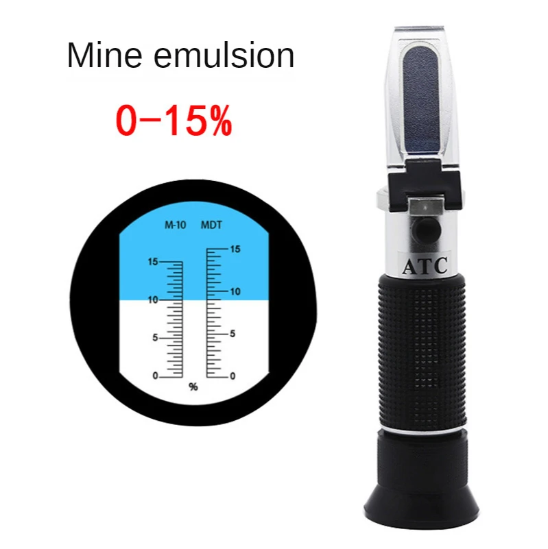 0-15% Mine Emulsion Concentration Tester Anti-Rust Cutting Refractometer Mine Support Emulsion Refractometer
0-15% Mine Emulsion Concentration Tester Anti-Rust Cutting Refractometer Mine Support Emulsion Refractometer