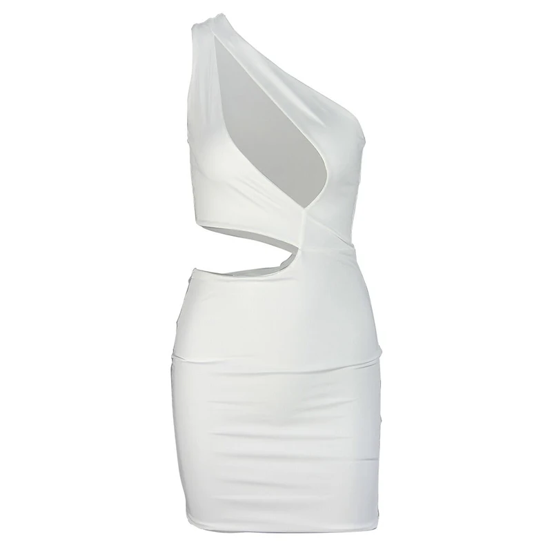 Women's Sexy White One Shoulder Dress Fashion Hollow Halter Party Skirt 2021 Summer New Bag Hip Skirt Bodycon Dress Female
Women's Sexy White One Shoulder Dress Fashion Hollow Halter Party Skirt 2021 Summer New Bag Hip Skirt Bodycon Dress Female