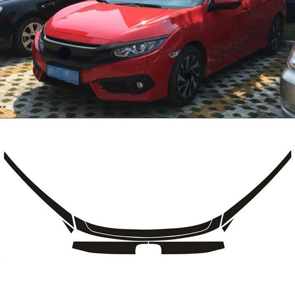 1set Paper Bright Black Bumper Grille Decor Decal Sticker Cover Fit For Honda Civic 10th 2016-2021 Front
1set Paper Bright Black Bumper Grille Decor Decal Sticker Cover Fit For Honda Civic 10th 2016-2021 Front