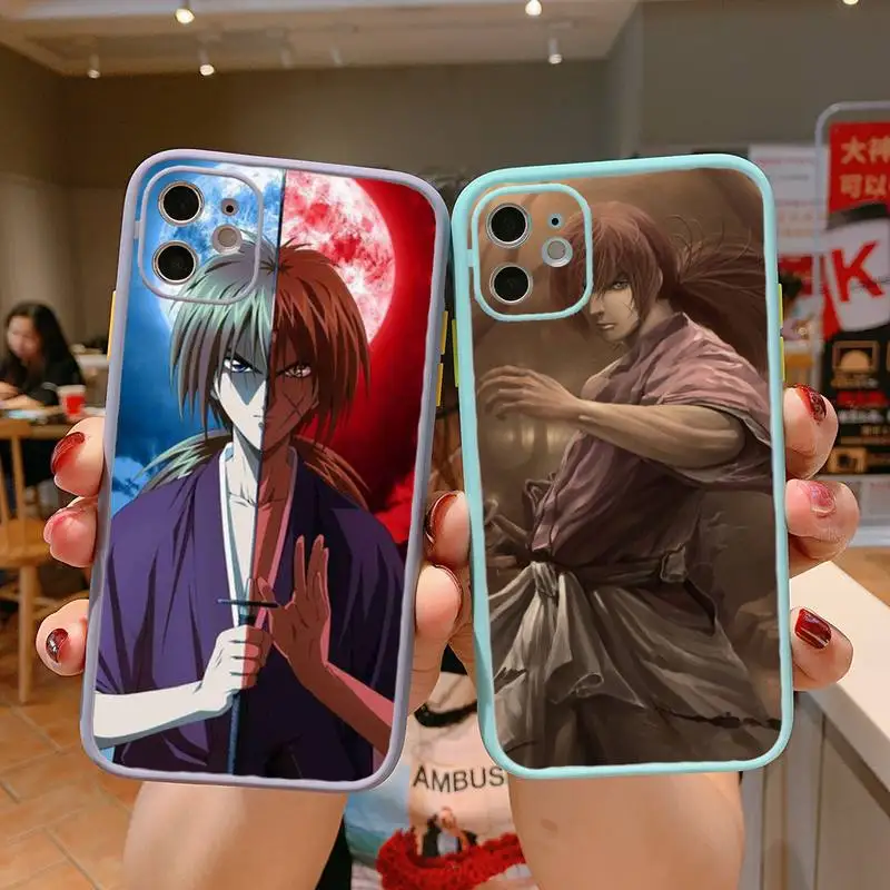 Rurouni Kenshin Phone Case For iPhone 13 12 11 Mini Pro XR XS Max 7 8 Plus X Matte transparent blue Back Cover
Rurouni Kenshin Phone Case For iPhone 13 12 11 Mini Pro XR XS Max 7 8 Plus X Matte transparent blue Back Cover