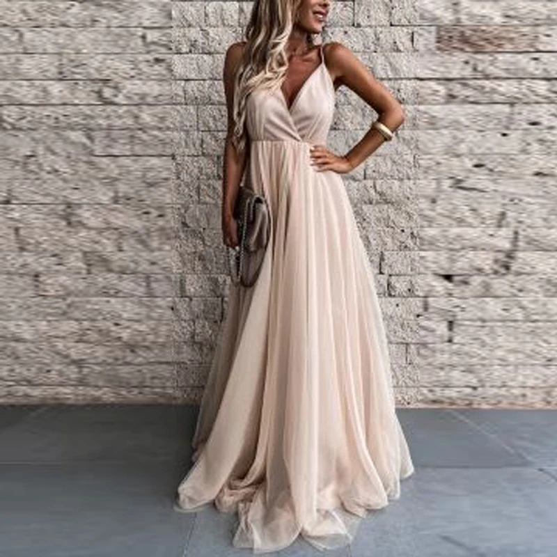 Women Elegant Solid Lace See-Sheer Mesh Dresses Sling Backless Party Dress Fahsion Lace-up Sexy Lace Patchwork Sleeveless Dress
Women Elegant Solid Lace See-Sheer Mesh Dresses Sling Backless Party Dress Fahsion Lace-up Sexy Lace Patchwork Sleeveless Dress