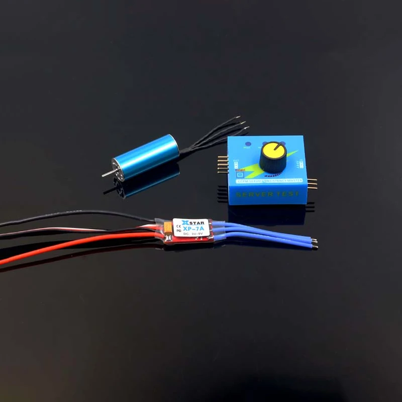 Мотор бесщеточный 1230 КВ с 7A 6A10A 12A двунаправленный/односторонний ESC + дроссельная