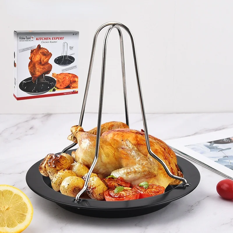 Spot clean chicken dish rack outdoor camping barbecue grill portable roast Turkey rolling tray mold silicone mold
Spot clean chicken dish rack outdoor camping barbecue grill portable roast Turkey rolling tray mold silicone mold