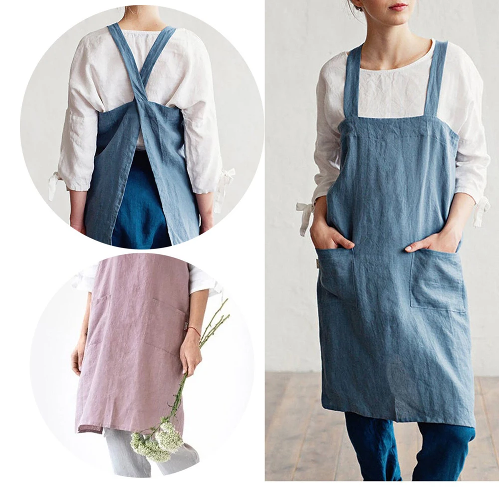 2021 Modern Simplicity Cotton Pure Color European and American Shoulder Strap Apron Fashion Kitchen Restaurant Housework Apron
2021 Modern Simplicity Cotton Pure Color European and American Shoulder Strap Apron Fashion Kitchen Restaurant Housework Apron
