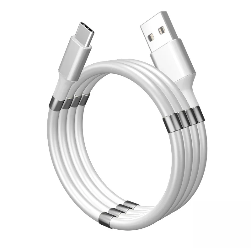 Магнитный USB кабель Micro Type C магнитное притяжение для iPhone 12 мобильный телефон
