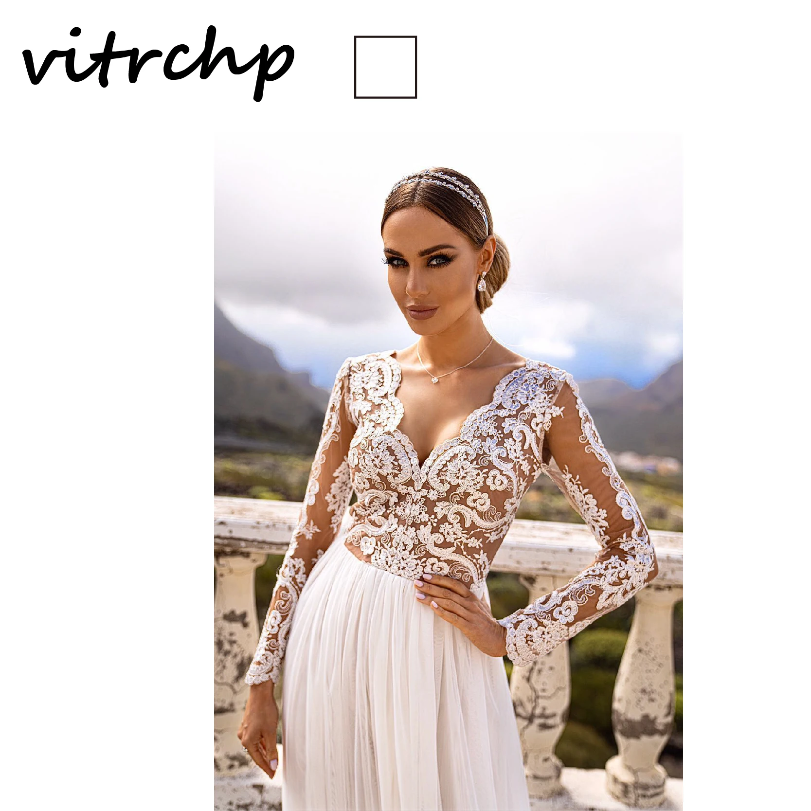 VITRCHP 2021 Ladies Dress Summer New Arrival Casual Brand Chiffon Long-Sleeved V-Neck Hollow Lace for Women Party Classy Night
VITRCHP 2021 Ladies Dress Summer New Arrival Casual Brand Chiffon Long-Sleeved V-Neck Hollow Lace for Women Party Classy Night