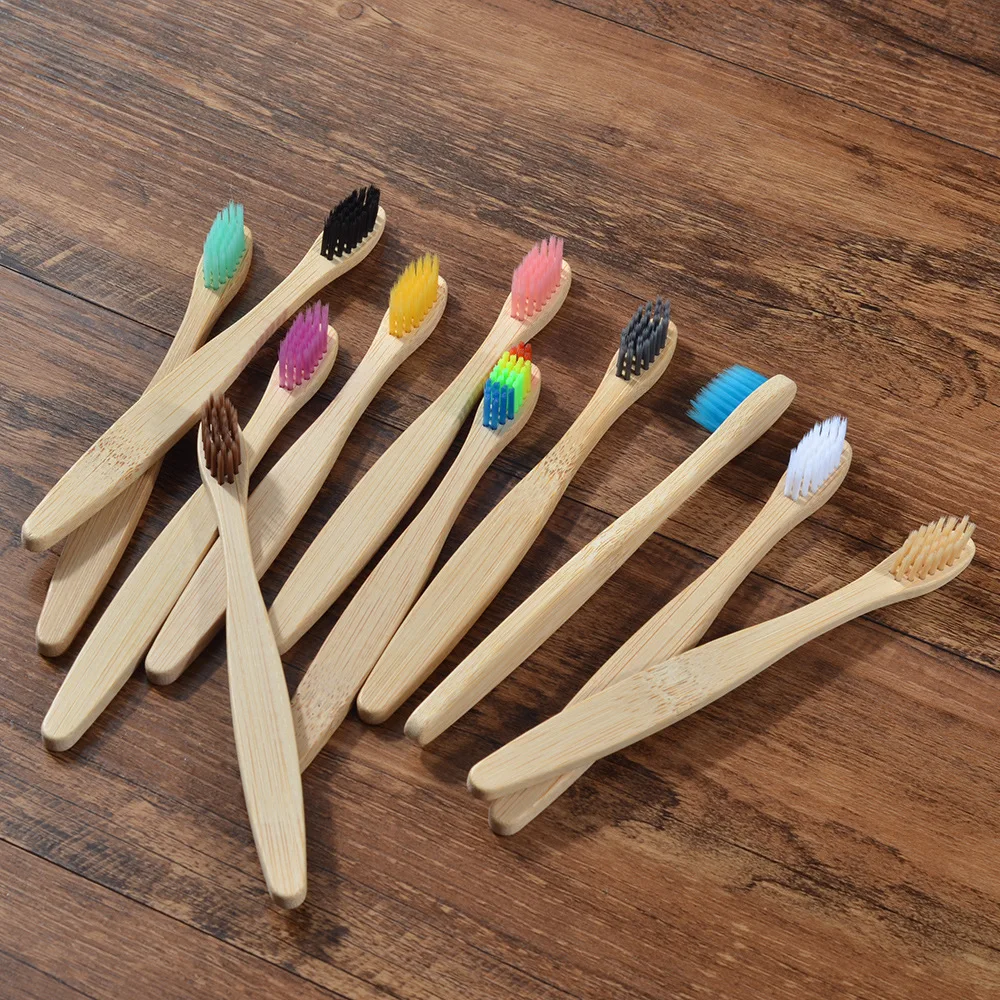 MJ 10Pcs Natural No Plastic Colorful Toothbrush Eco Soft Bristle Bamboo Toothbrushes Bamboo Charcoal Vegan Dental Oral Care Tool
MJ 10Pcs Natural No Plastic Colorful Toothbrush Eco Soft Bristle Bamboo Toothbrushes Bamboo Charcoal Vegan Dental Oral Care Tool