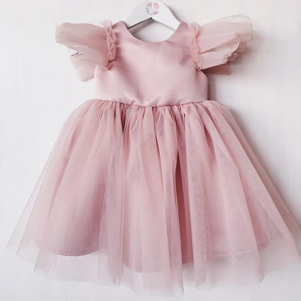 A-line Pink Tulle Flower Girl Dresses Kids Cap Sleeves Prom Dress Cute Ball Gown Birthday Celebrity Dresses
A-line Pink Tulle Flower Girl Dresses Kids Cap Sleeves Prom Dress Cute Ball Gown Birthday Celebrity Dresses