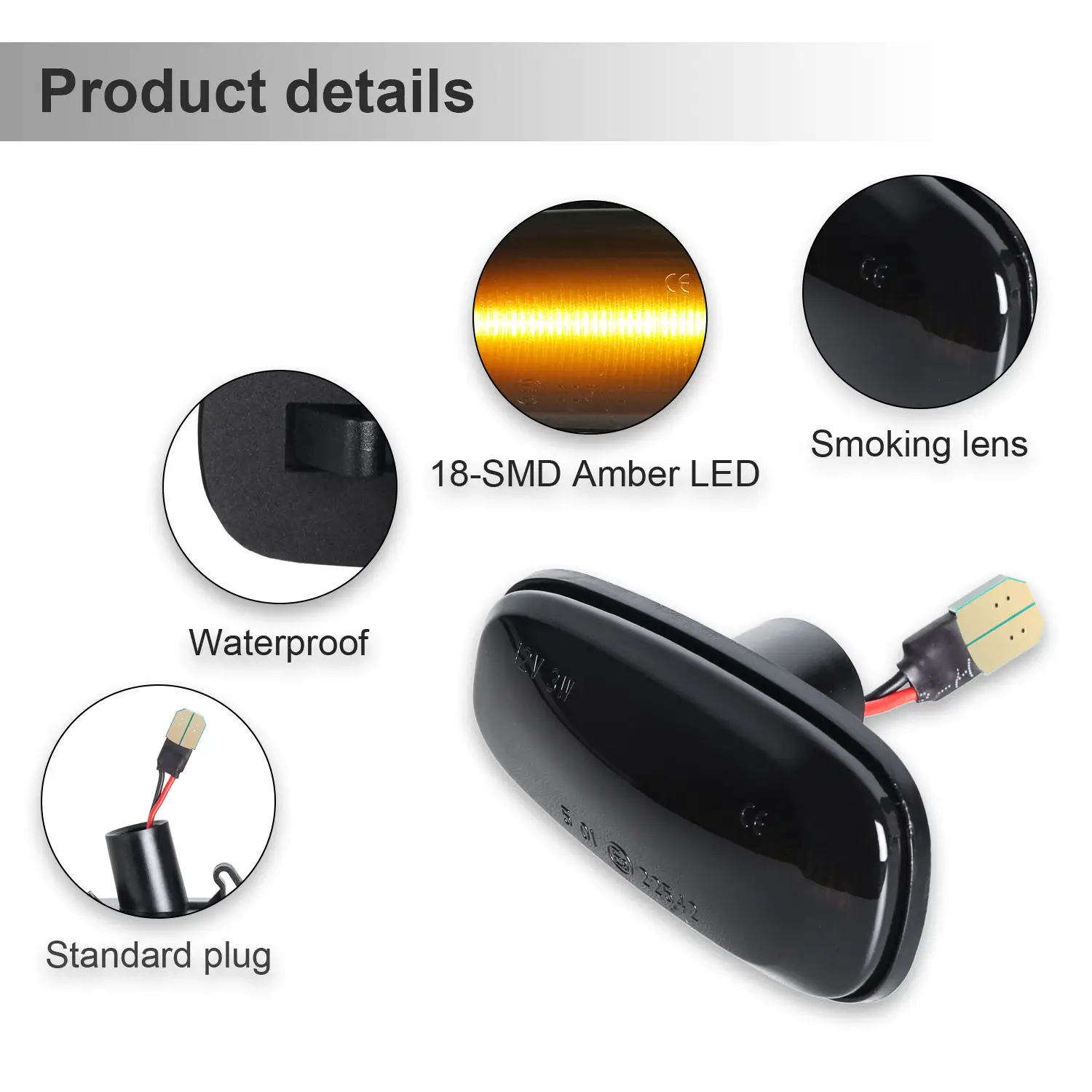led lights car accessories dynamic side marker blinker smoked Zafira A car led sequential turn signal light for Opel Asr
led lights car accessories dynamic side marker blinker smoked Zafira A car led sequential turn signal light for Opel Asr