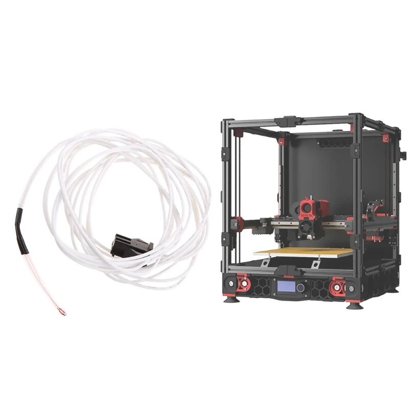 K92F 5pcs HT-NTC 100K Thermistor Temperature Sensor Waterproof Probe Cable for Ender3/CR-10/CR-10Sr Safe and Durable
K92F 5pcs HT-NTC 100K Thermistor Temperature Sensor Waterproof Probe Cable for Ender3/CR-10/CR-10Sr Safe and Durable