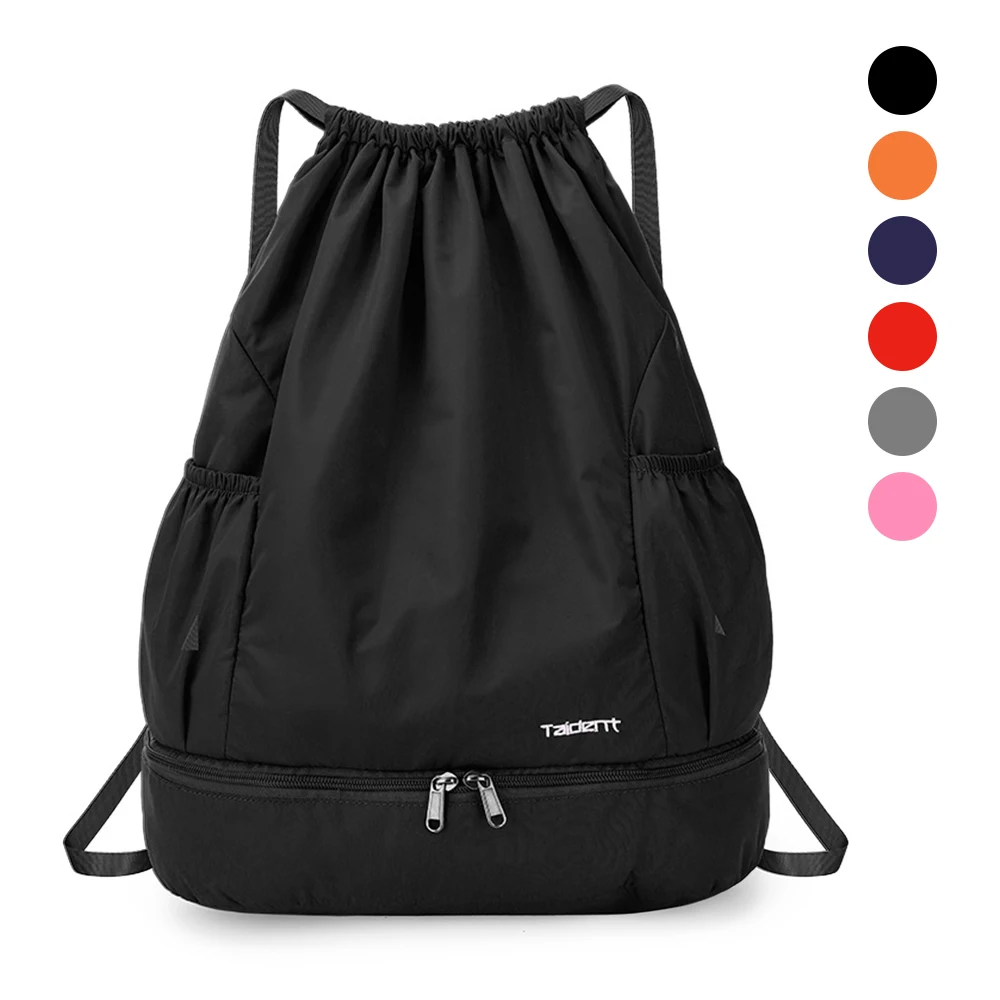 Sport Fitness Sack Foldable Drawstring Backpack Sports Gym Bag with Wet and Dry Compartments for Swimming Beach Camping
Sport Fitness Sack Foldable Drawstring Backpack Sports Gym Bag with Wet and Dry Compartments for Swimming Beach Camping