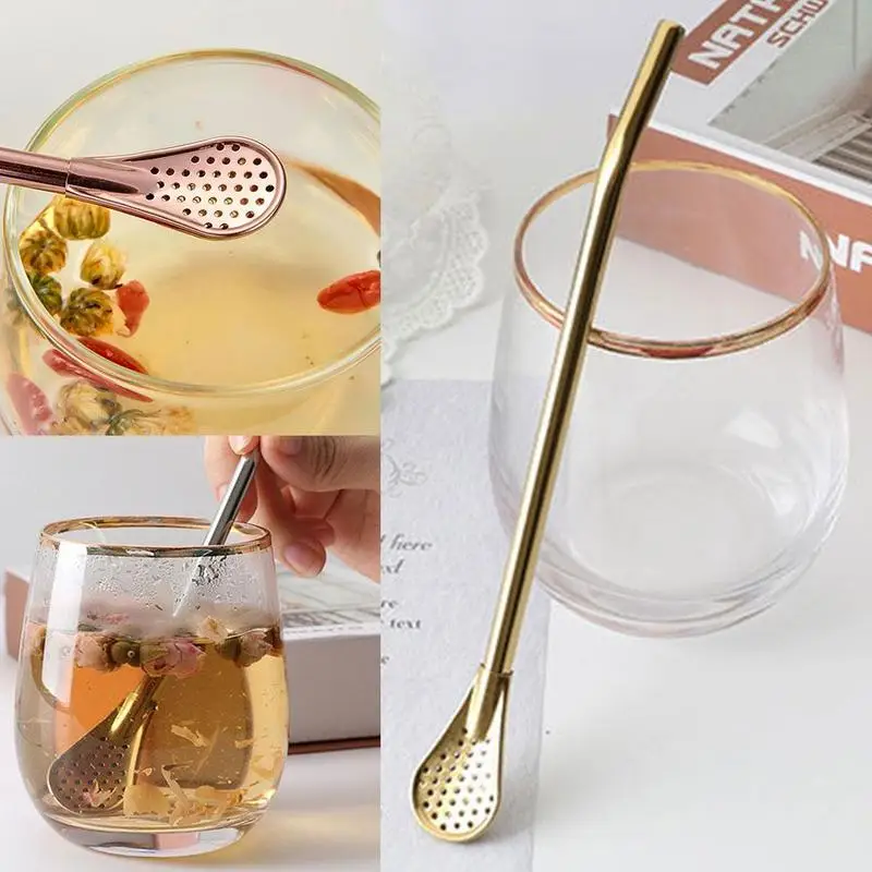 Creative Steel Strawspoon Filter Metal Barware Straw Accessories Bar Tea Pipette Beverage Spoon Drinking Stirring W3I1
Creative Steel Strawspoon Filter Metal Barware Straw Accessories Bar Tea Pipette Beverage Spoon Drinking Stirring W3I1