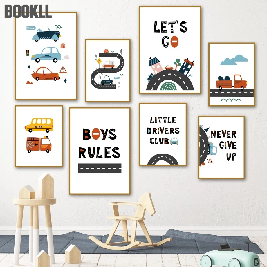 Cartoon Kids City Car Club Nordic Art Decor Picture Nursery Kids Room Wall Decor Quality Canvas Painting Home Decor Poster
Cartoon Kids City Car Club Nordic Art Decor Picture Nursery Kids Room Wall Decor Quality Canvas Painting Home Decor Poster