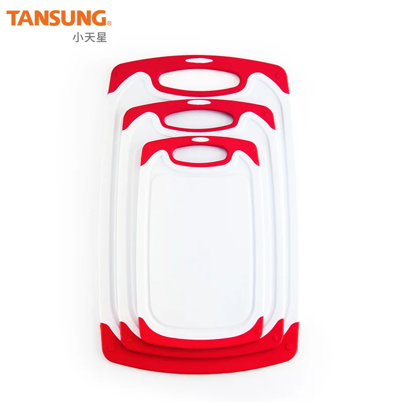 3pcs pp plastic cutting board environmentally friendly non-slip cutting board three-piece kitchen wall-mounted cutting boar
3pcs pp plastic cutting board environmentally friendly non-slip cutting board three-piece kitchen wall-mounted cutting boar