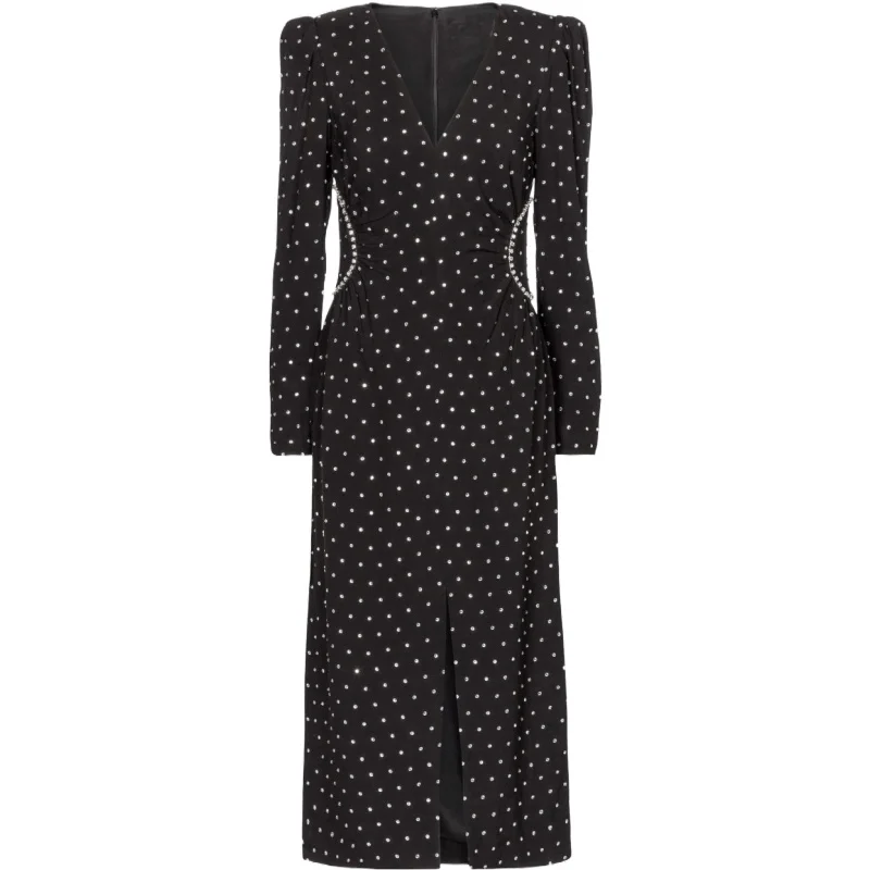 2021 Spring New Women's Dress High-end Temperament Split Long-sleeved Dress Hepburn Style Sexy Deep V-neck Slimming Maxi Dress
2021 Spring New Women's Dress High-end Temperament Split Long-sleeved Dress Hepburn Style Sexy Deep V-neck Slimming Maxi Dress