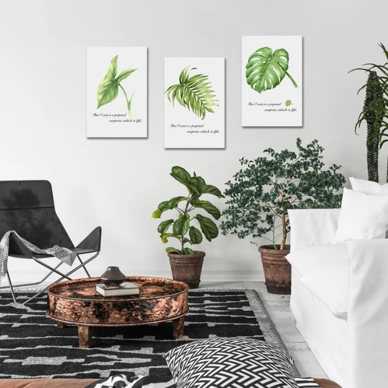 Nordic Wall Art Tropical Plant Leaf Canvas Painting Poster Print Botanical Scandinavian Decoration Picture Artwork Home Decor
Nordic Wall Art Tropical Plant Leaf Canvas Painting Poster Print Botanical Scandinavian Decoration Picture Artwork Home Decor