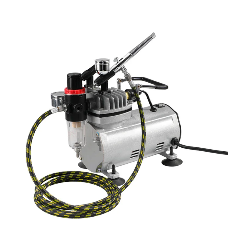 Портативный Аэрограф, мини-компрессор, безмасляный мини-воздушный насос, модель для дизайна ногтей, татуировок, краскопульт
Портативный Аэрограф, мини-компрессор, безмасляный мини-воздушный насос, модель для дизайна ногтей, татуировок, краскопульт