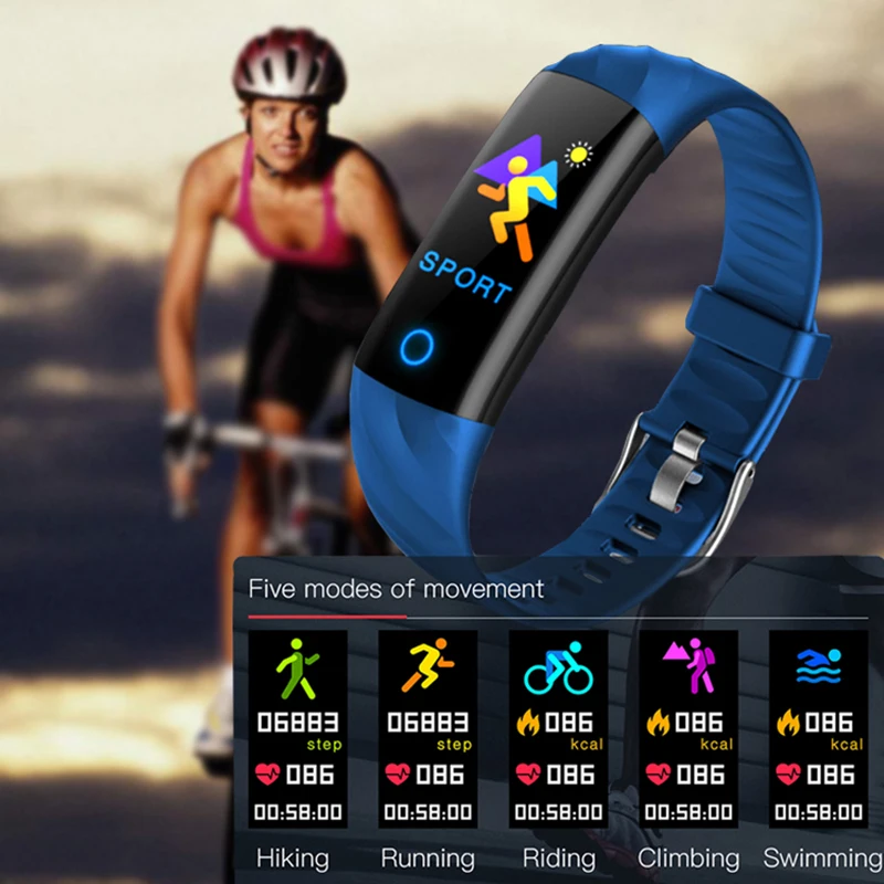 Smart IP68 BraceletWaterproof Pedometer Heart Rate Blood Oxygen Monitor Fitness Tracker Smart Wristband Multi Sport Smart
Smart IP68 BraceletWaterproof Pedometer Heart Rate Blood Oxygen Monitor Fitness Tracker Smart Wristband Multi Sport Smart