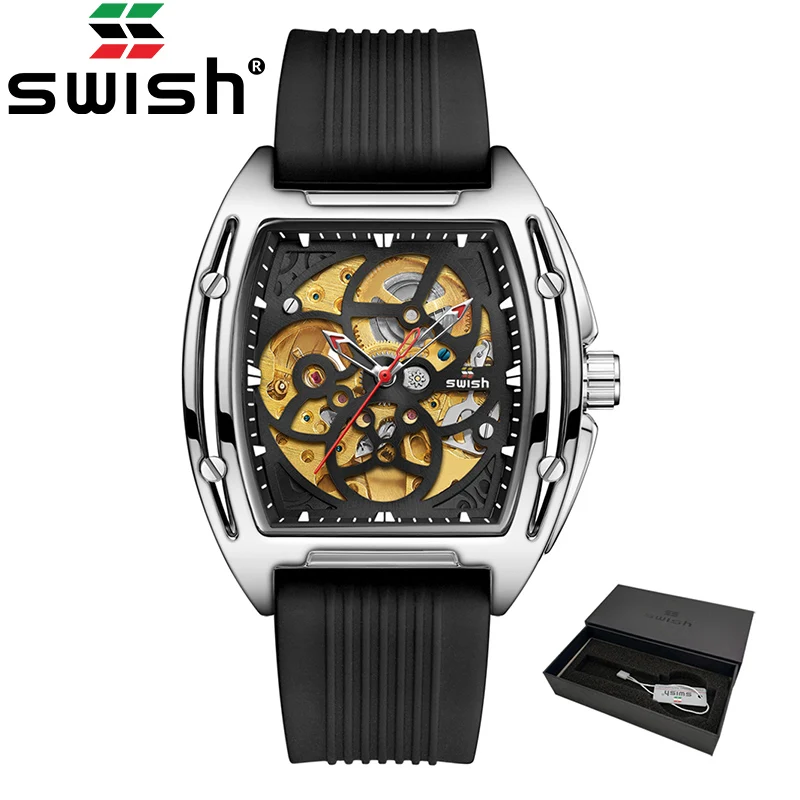 Men Automatic Watches Waterproof Mechanical Wristwatch Sports Clock Casual Tourbillon Skeleton Watch часы мужские наручные 
Men Automatic Watches Waterproof Mechanical Wristwatch Sports Clock Casual Tourbillon Skeleton Watch часы мужские наручные