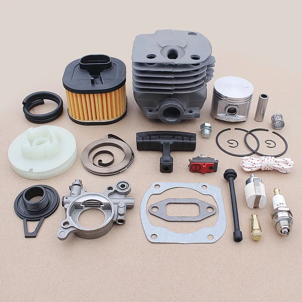 50mm Cylinder Piston Oil Pump Top End Rebuild Kit For Husqvarna 365 372 371 362 Chainsaw 503939372, 503521301, 503756102
50mm Cylinder Piston Oil Pump Top End Rebuild Kit For Husqvarna 365 372 371 362 Chainsaw 503939372, 503521301, 503756102