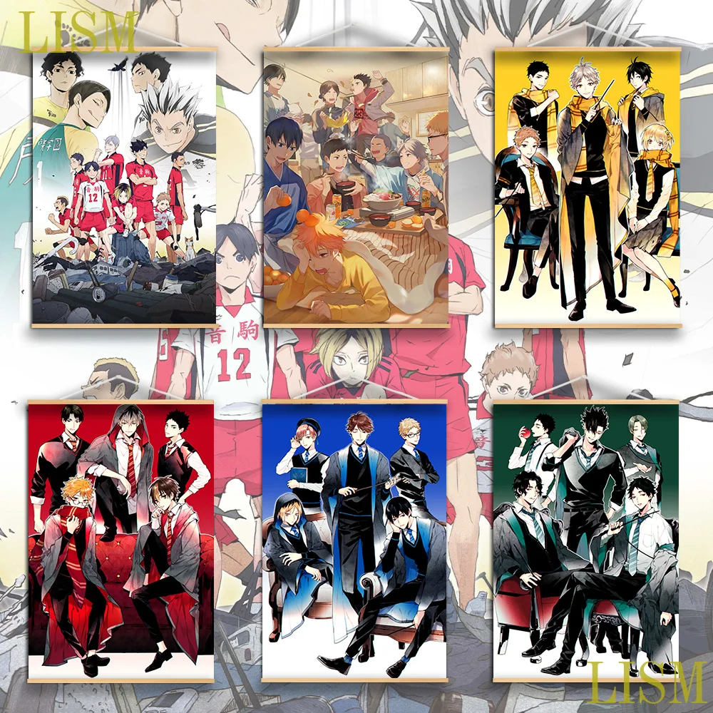 Haikyuu!! Anime Poster manga picture with solid wood hanging scroll canvas painting
Haikyuu!! Anime Poster manga picture with solid wood hanging scroll canvas painting