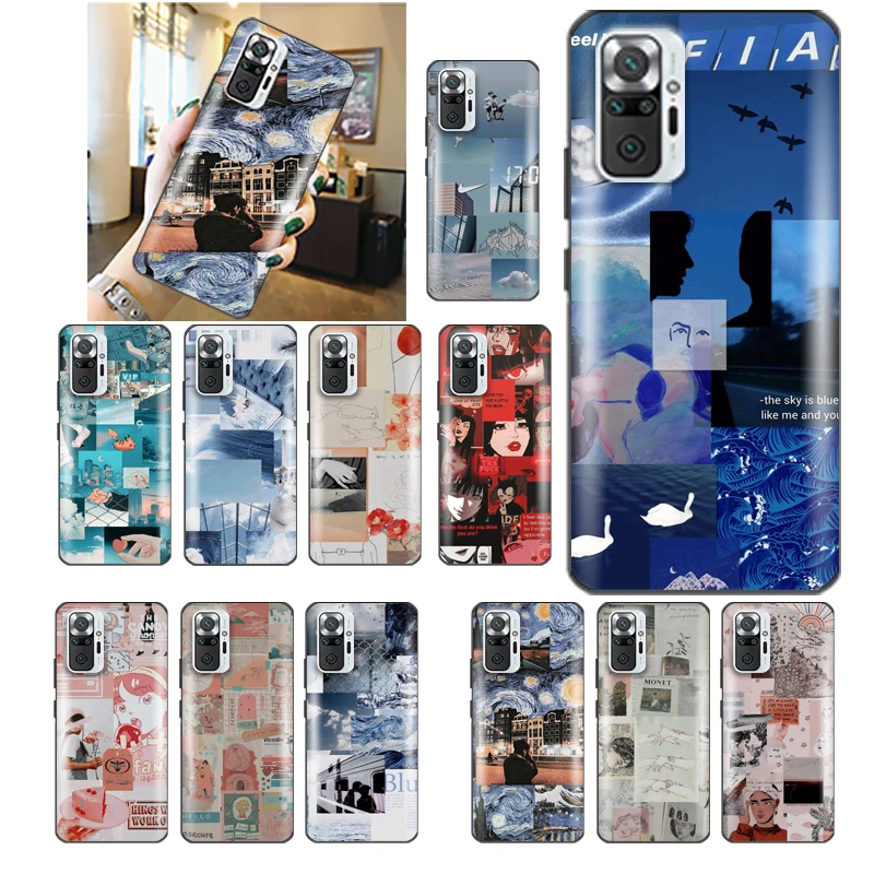 Art Collages Figure Animation Pink Phone Case For Redmi Note 10 10X 10T Pro 4G 5G Aesthetic Anime Waterproof TPU Soft Coque
Art Collages Figure Animation Pink Phone Case For Redmi Note 10 10X 10T Pro 4G 5G Aesthetic Anime Waterproof TPU Soft Coque