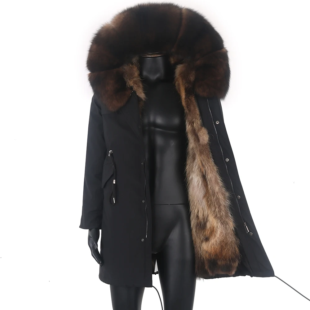 2021 Men Luxury Fur Parka Real Fur Coat Winter Waterproof Jackets Man Natural Raccoon Fur Collar Thick Warm Outerwear Plus Size
2021 Men Luxury Fur Parka Real Fur Coat Winter Waterproof Jackets Man Natural Raccoon Fur Collar Thick Warm Outerwear Plus Size