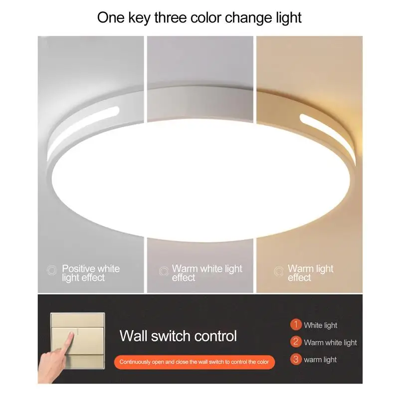 Ceiling Lamp LED Ceiling Light 24W 6000lm High Brightness Round LED Ceiling Light For Living Room Bathroom Office 
Ceiling Lamp LED Ceiling Light 24W 6000lm High Brightness Round LED Ceiling Light For Living Room Bathroom Office